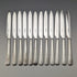 British Vintage Silver Plated Cutlery 12 Pair Set in Wooden Box Elkington